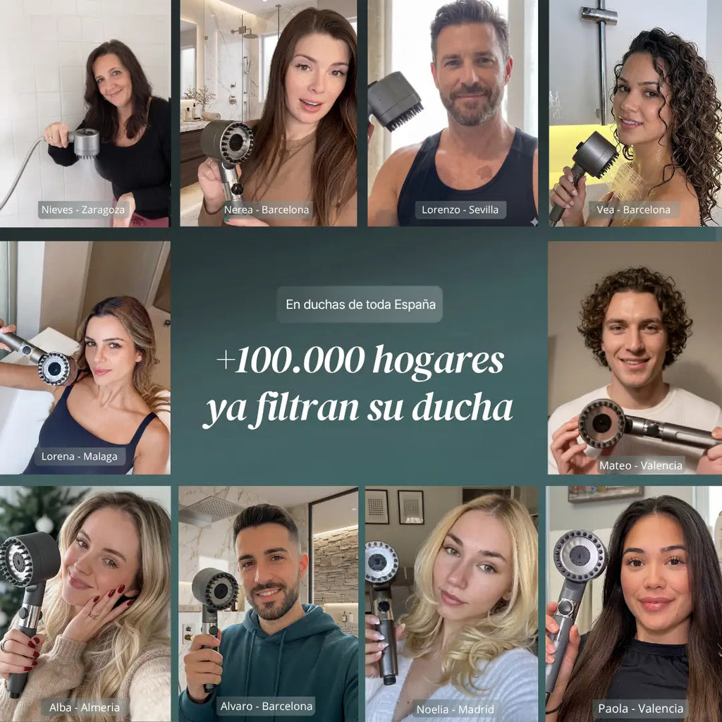 Aqua d'Vida Cabezal con Sistema de Filtración 15 Etapas + Vitamina C