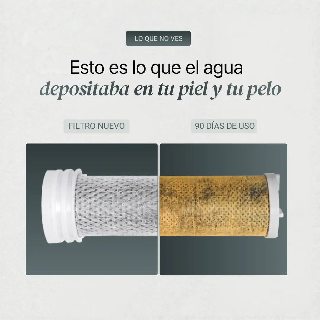 Aqua d'Vida Cabezal con Sistema de Filtración 15 Etapas + Vitamina C