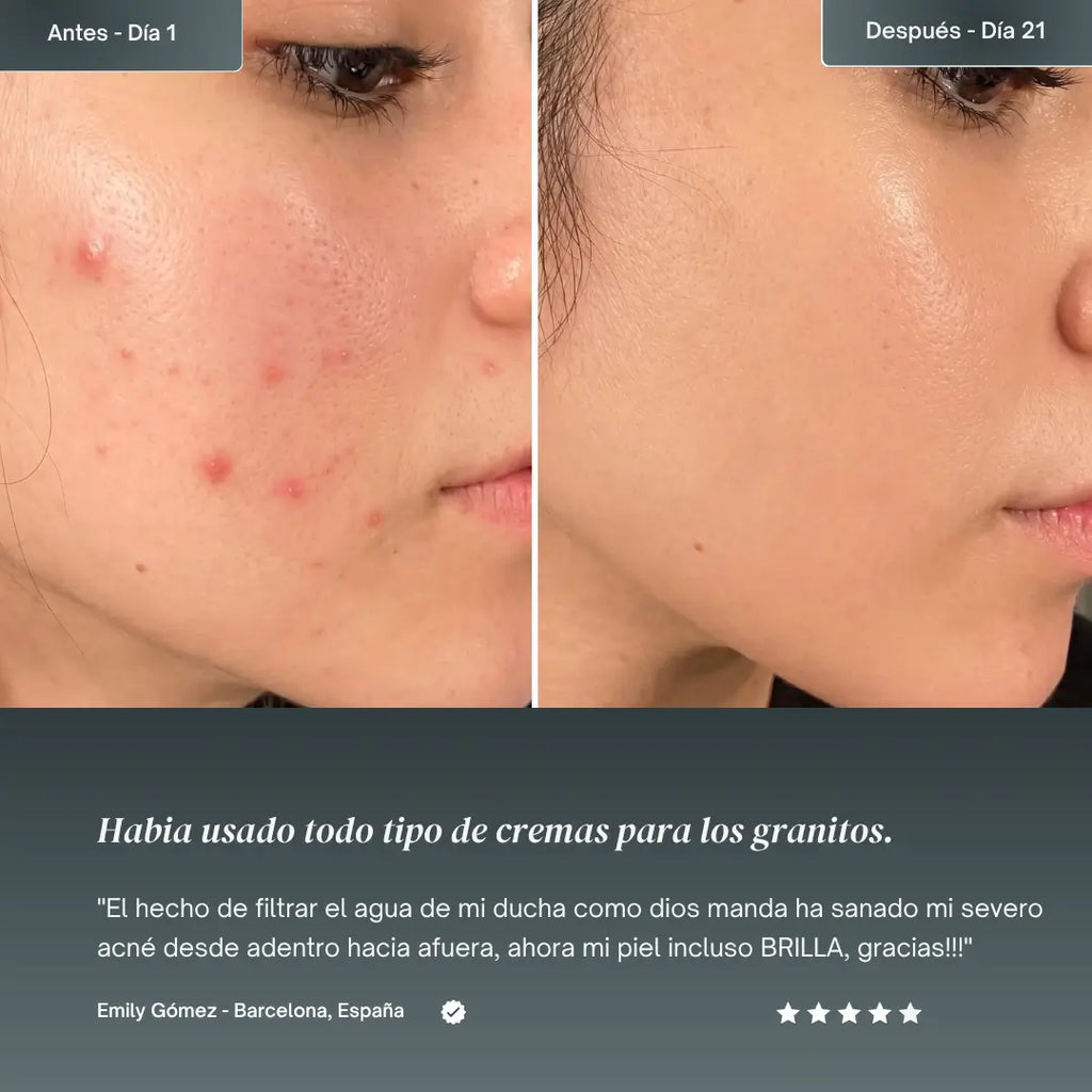 Aqua d'Vida Cabezal con Sistema de Filtración 15 Etapas + Vitamina C
